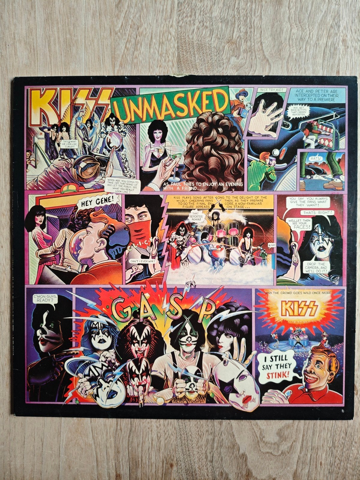 KISS - Unmasked LP (1980), Ophalen, LP, Gebruikt, Classic Rock