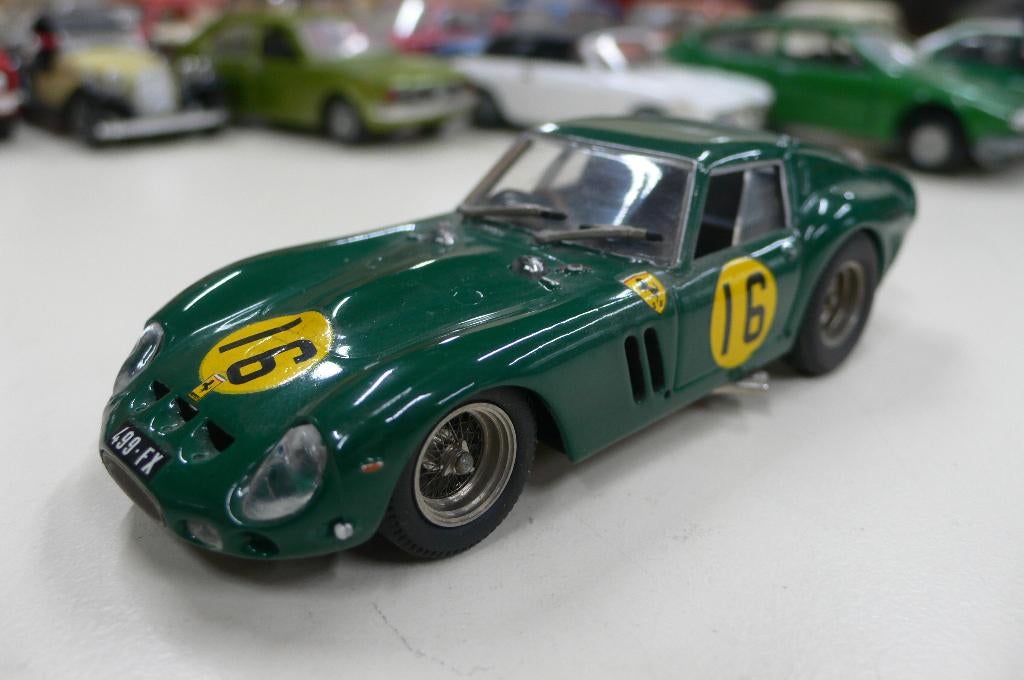 ferrari gto 1962-box models-met amr velgen  1/43 -, Hobby en Vrije tijd, Modelauto's | 1:43, Nieuw, Auto, Overige merken, Verzenden