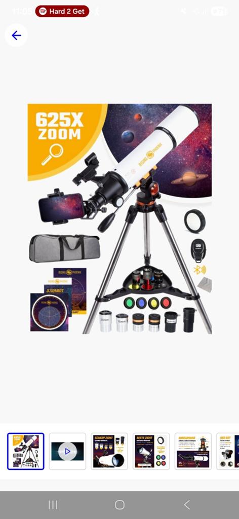 Telescoop voor beginners of kinderen, weinig gebruikt, Audio, Tv en Foto, Optische apparatuur | Telescopen, Ophalen, Gebruikt