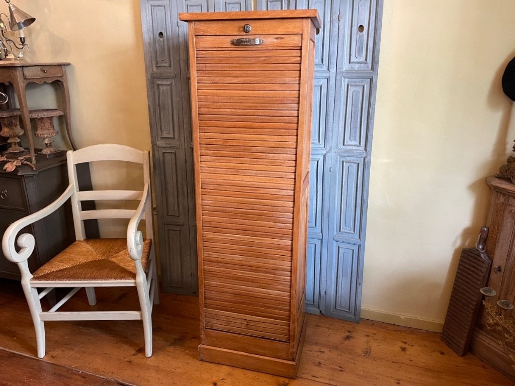 Rolluikkast Archiefkast Muziekkast Art Deco 1930 Frans, Ophalen