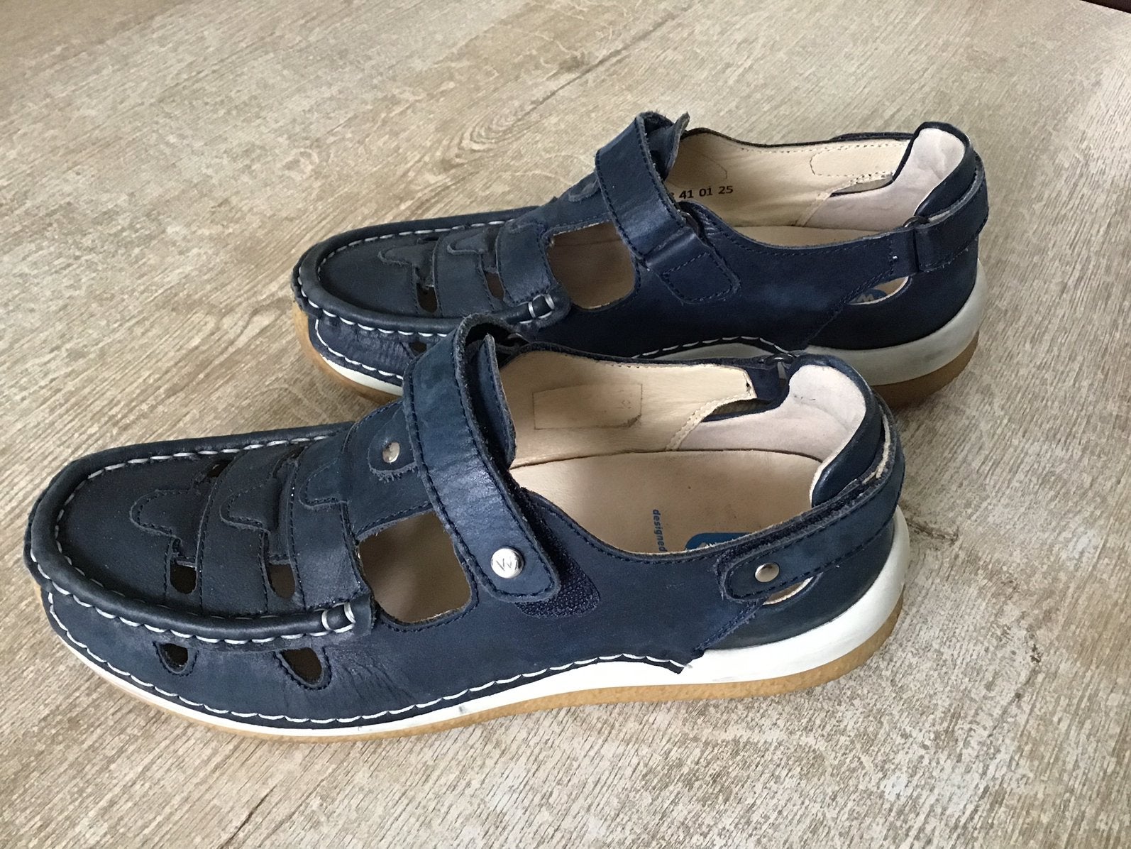 Wolky maat 41 blauw, Ophalen of Verzenden, Zo goed als nieuw, Jongen of Meisje, Schoenen