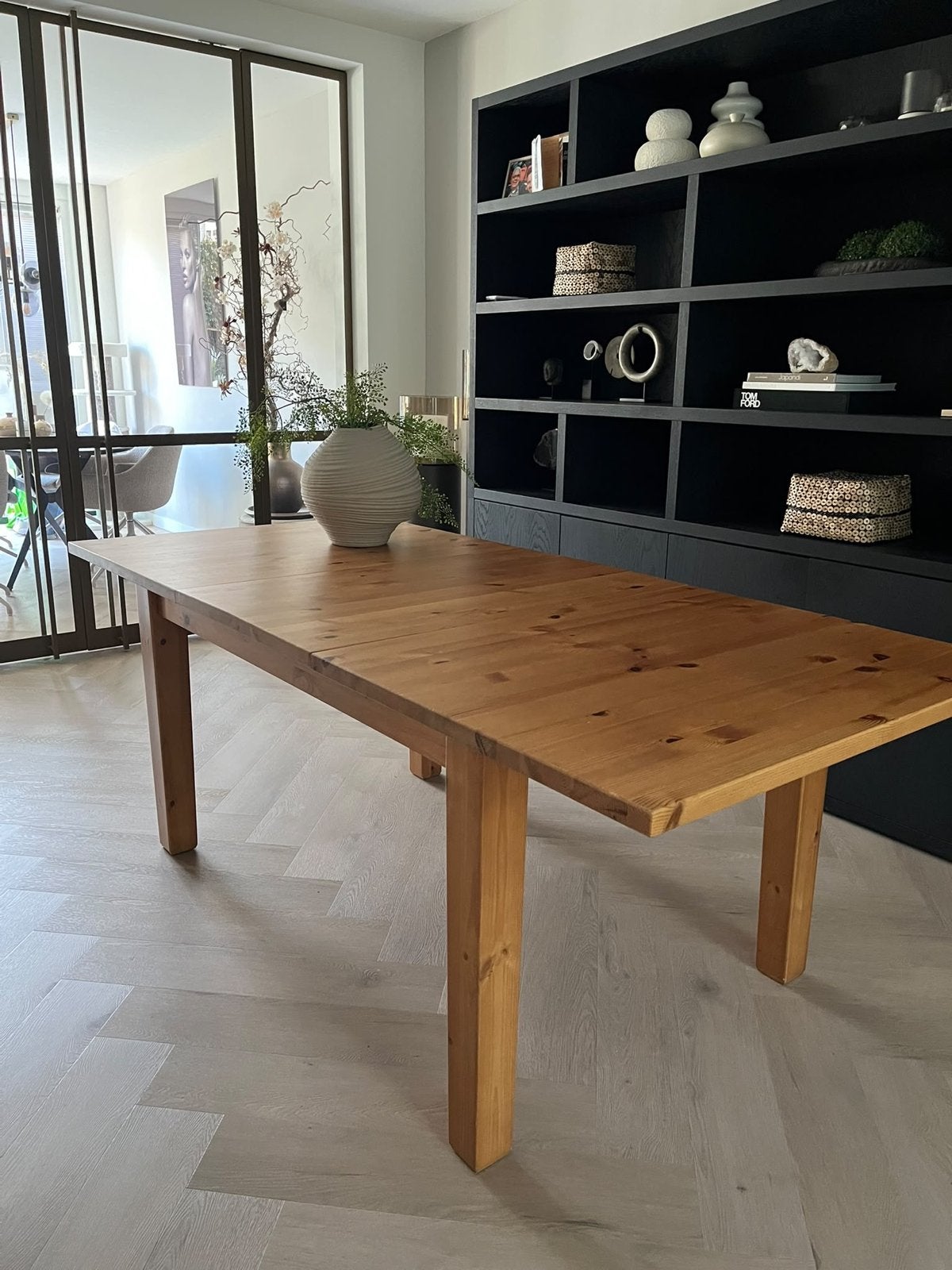 IKEA Stornäs grenen eettafel uitschuifbaar, Ophalen, 200 cm of meer, 50 tot 100 cm, Zo goed als nieuw