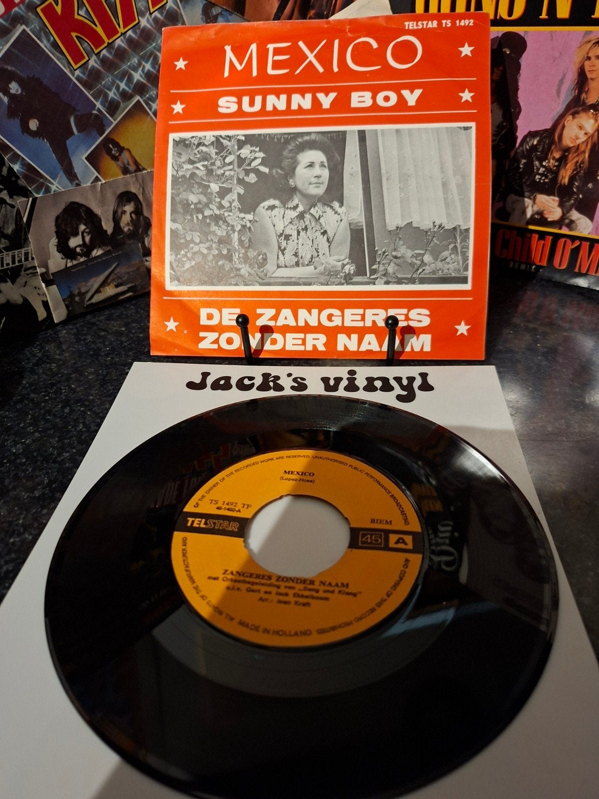 De Zangeres Zonder Naam - Mexico / 1968, 7 inch, Ophalen of Verzenden, Overige typen, Fotohoes