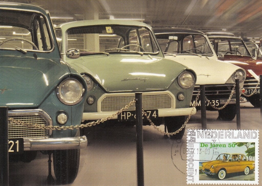 Maxikaart - 2009 - De Jaren 50 - DAF Museum Eindhoven, Verzenden, 1980 tot heden, Ongelopen, Voertuig
