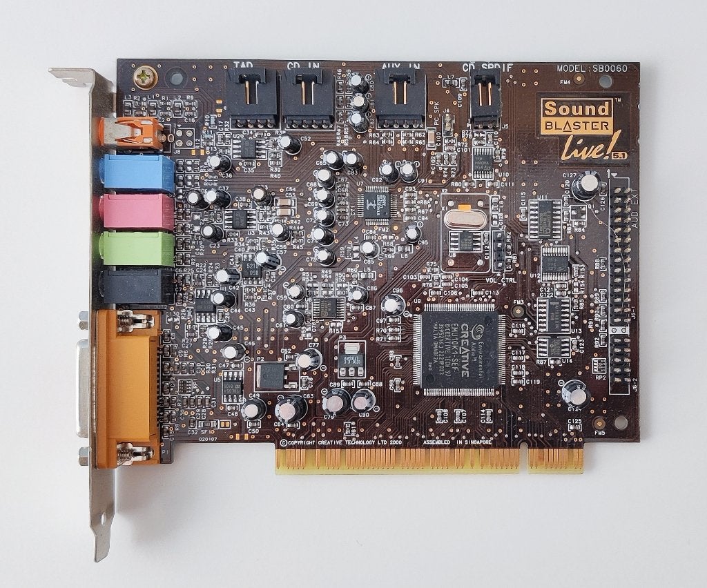 Creative Labs Sound Blaster Live! 5.1, Computers en Software, Geluidskaarten, Zo goed als nieuw, Intern, Ophalen of Verzenden