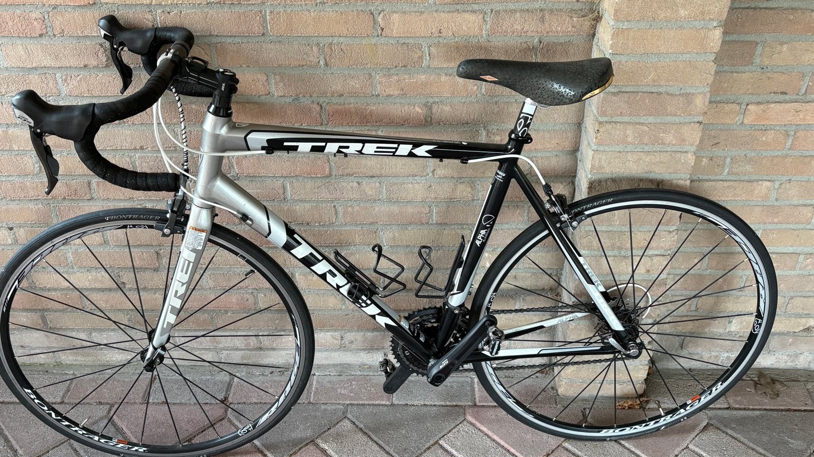 Trek Alpha 2.3, mt.54 incl pedalen, 3 x 10 versnellingen, Fietsen en Brommers, Fietsen | Racefietsen, Gebruikt, Velgrem, Aluminium