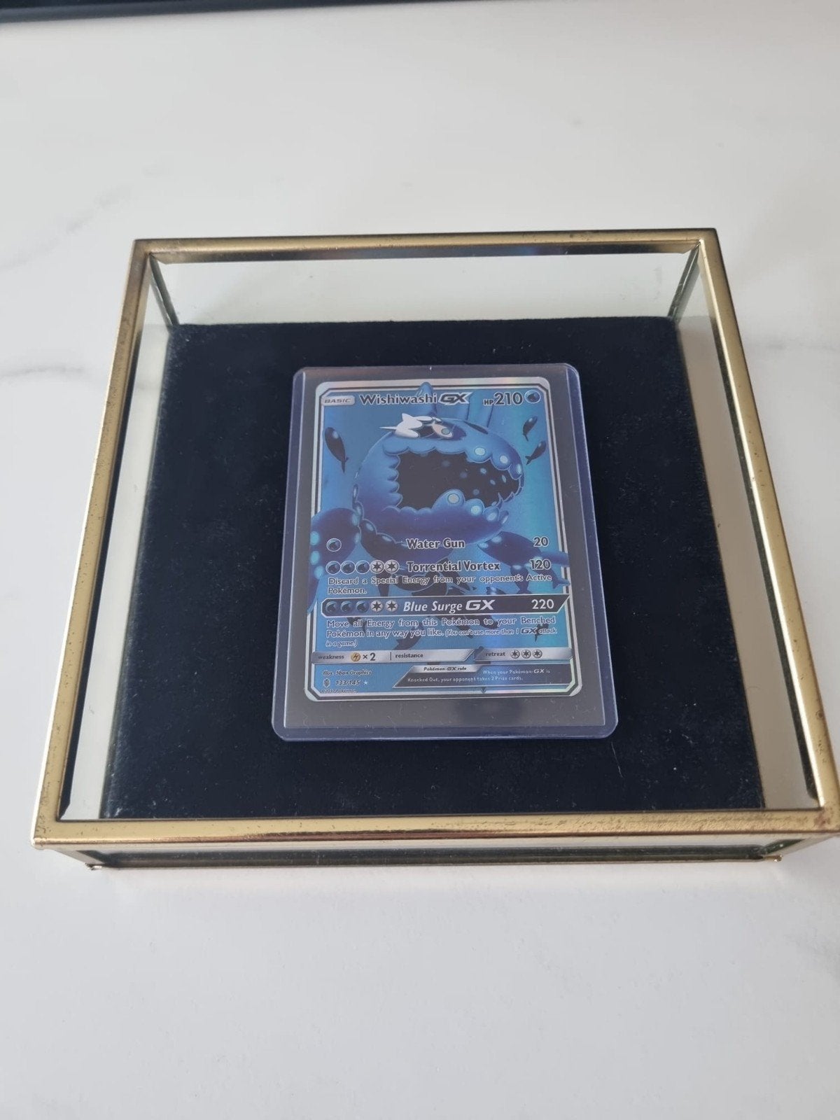 Wishiwashi GX Pokémon kaart - Near Mint, Ophalen of Verzenden, Zo goed als nieuw, Losse kaart
