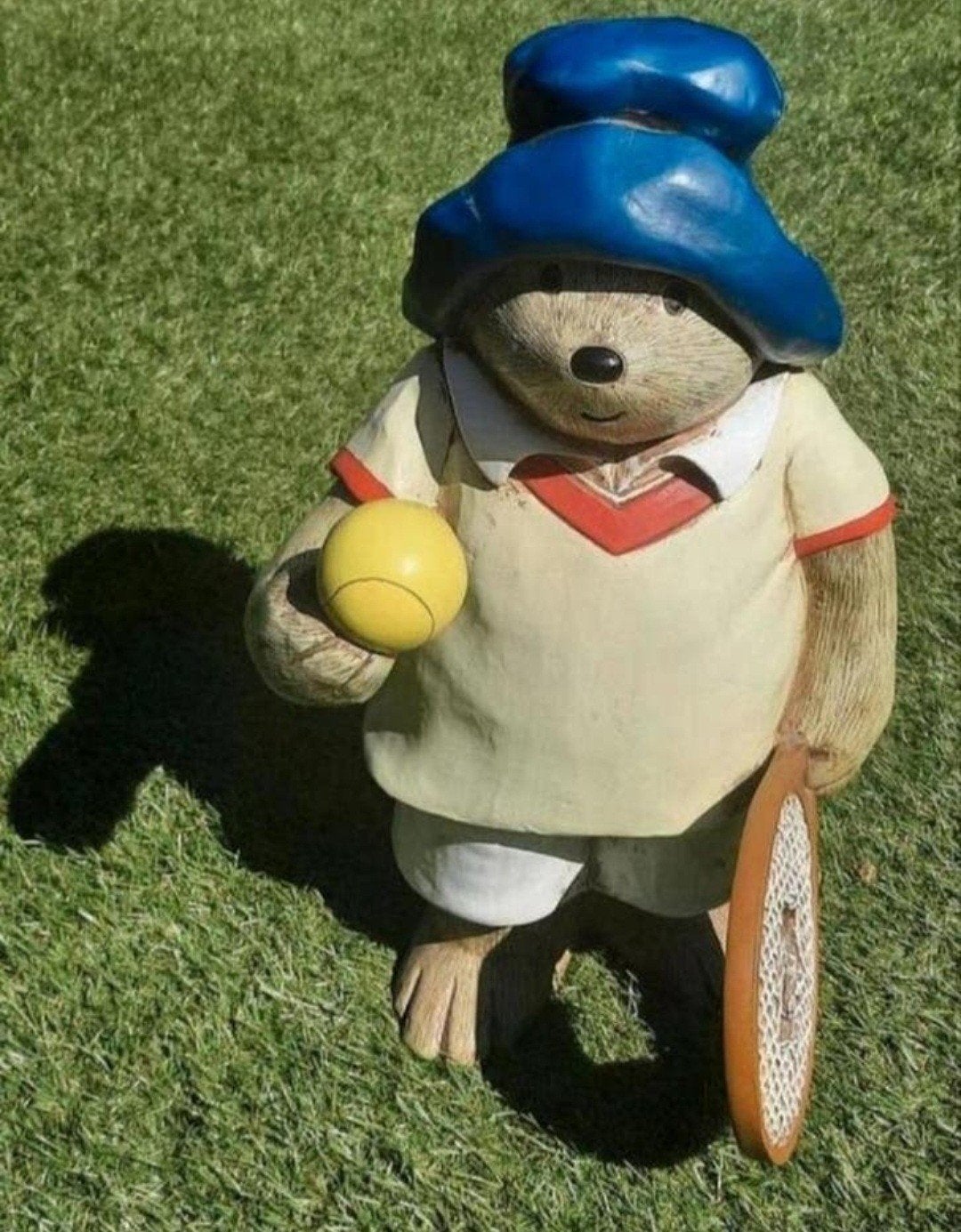 Paddington Beer Tennis Beeld uit 1999 40cm! ZELDZAAM!!, Verzamelen, Beelden en Beeldjes, Ophalen, Zo goed als nieuw, Dier