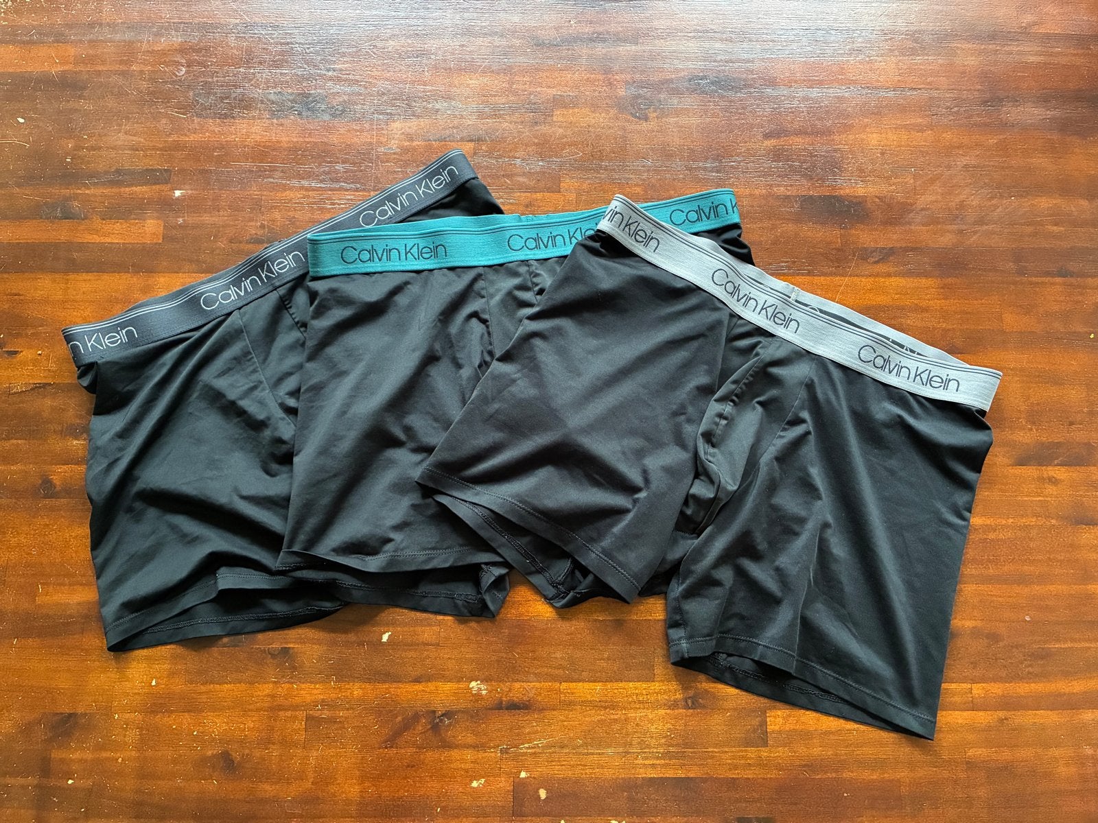 3 Calvin Klein microfiber boxershorts - Zwart - Maat L, Kleding | Heren, Ophalen of Verzenden, Zwart, Boxer