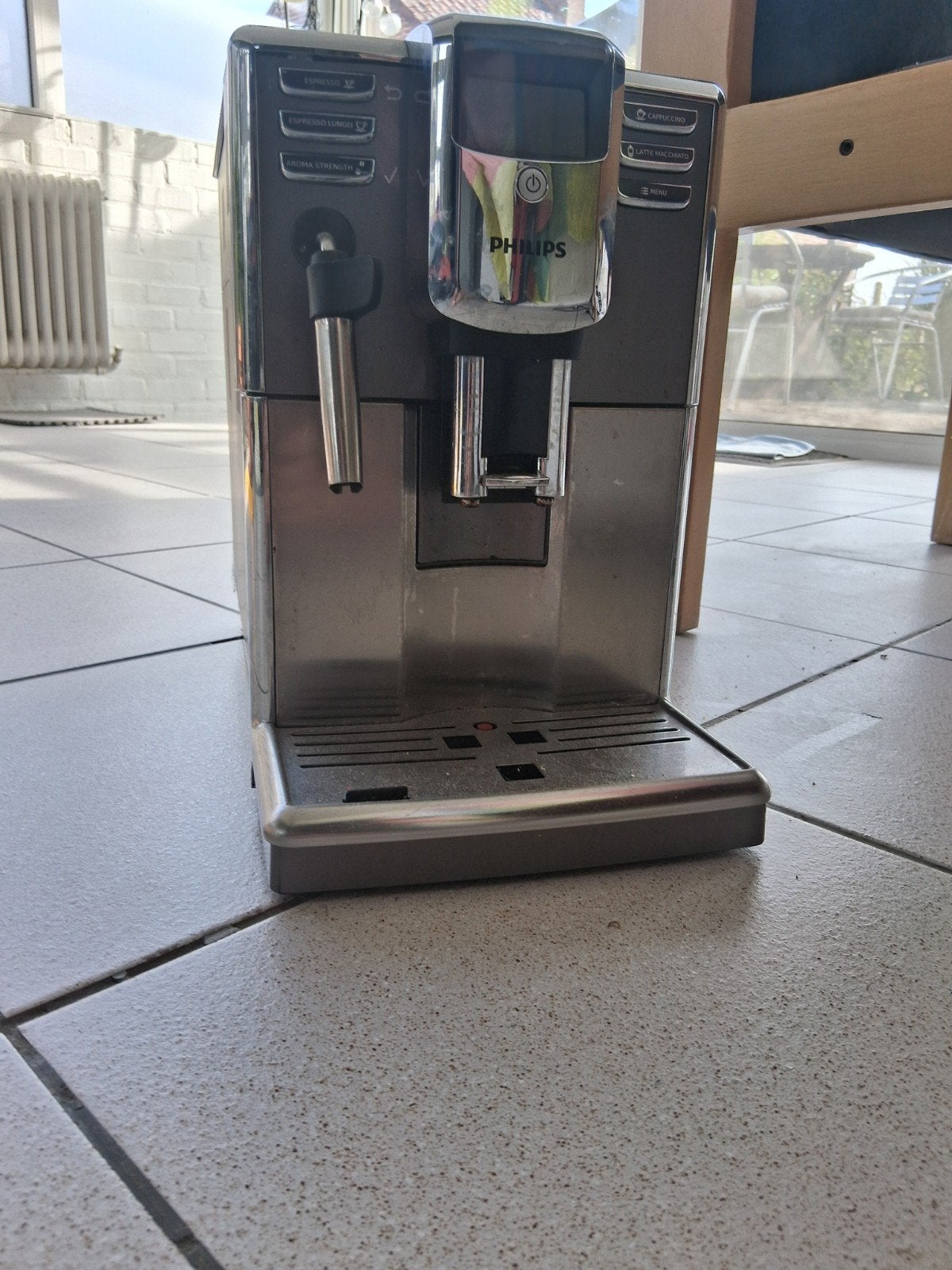 Philips koffiebonen machine, Ophalen, Koffiemachine, Gemalen koffie