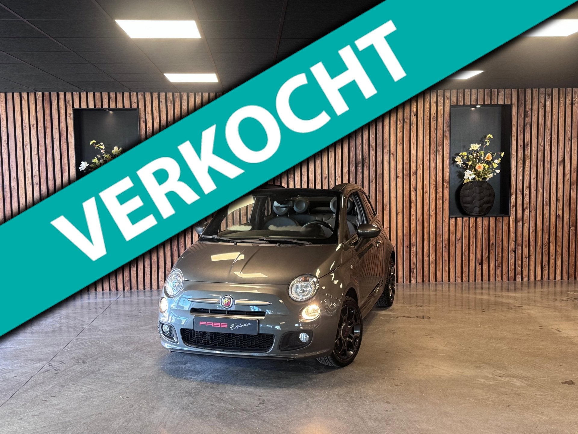 Fiat 500 C 0.9 TwinAir Turbo 500S / Abarth Look / NAP / Airc, Auto's, Fiat, Gebruikt, Euro 6, Cabriolet, Leder en Stof