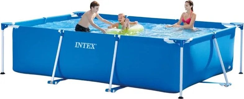 Intex Opzetzwembad met filterpomp en ladder, Ophalen, Gebruikt, 200 tot 300 cm, 80 tot 120 cm