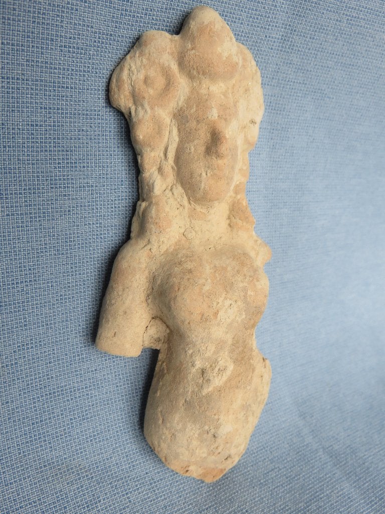 Grieks godenbeeld in aardewerk - ca. 6e B.C., Ophalen of Verzenden