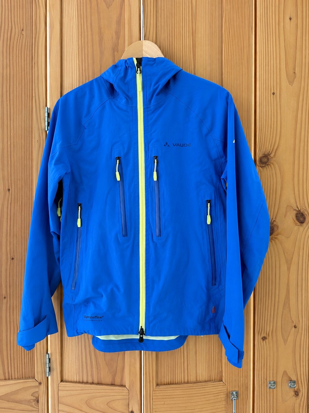 Vaude SympaTex Performance Jas - Maat S, Ophalen of Verzenden, Zo goed als nieuw, Maat 36 (S), Blauw