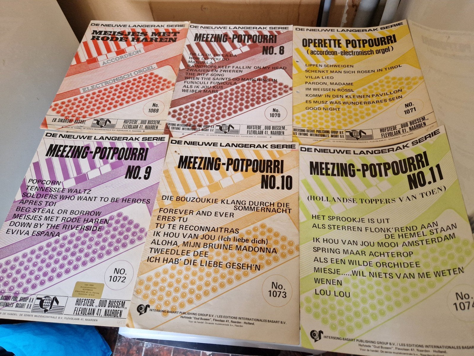 Bladmuziek: Meezing-Potpourri & Operette Potpourri, Muziek en Instrumenten, Gebruikt, Verzenden, Thema, Keyboard