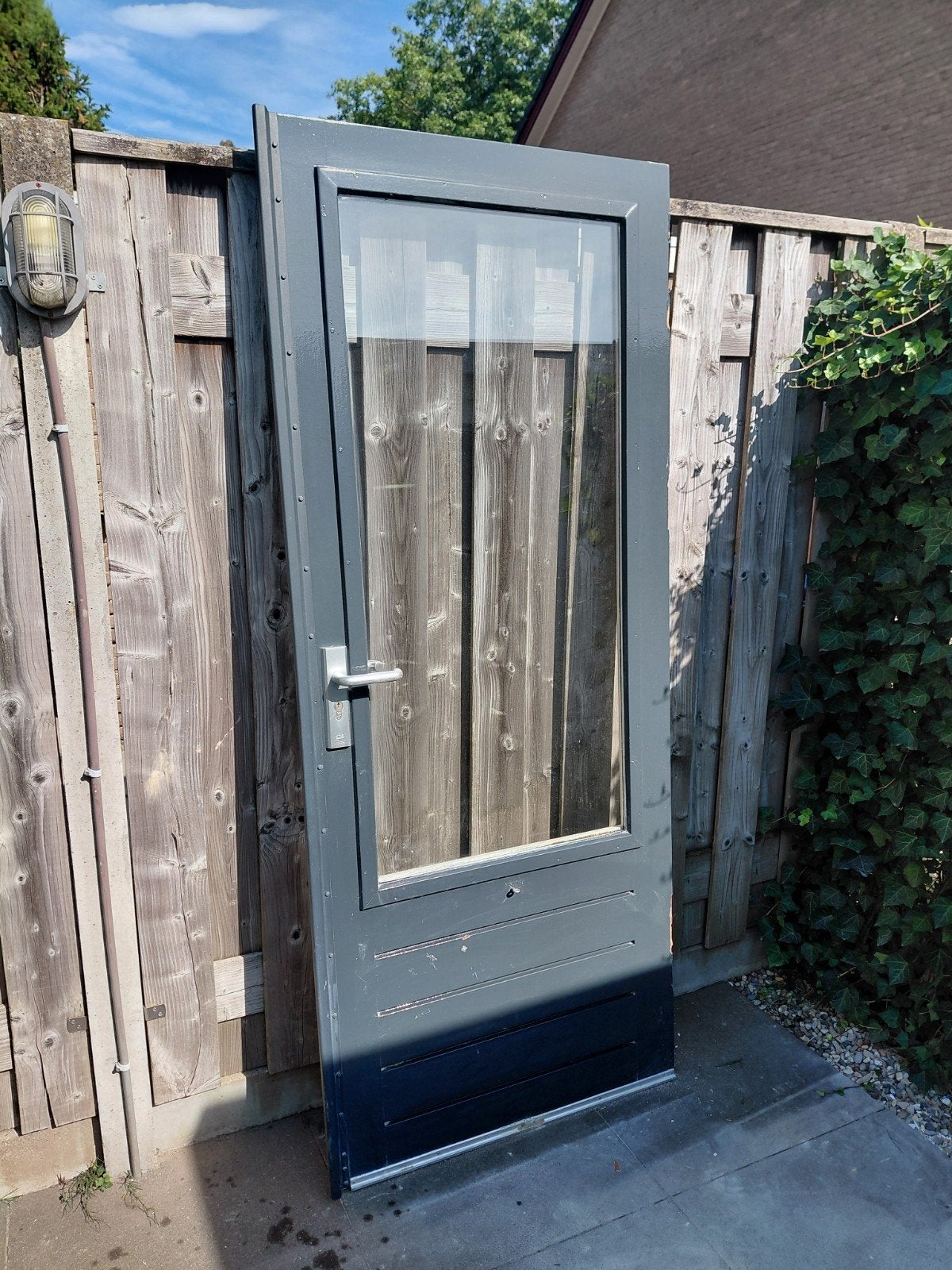 Gratis buitendeur 201 x 81,5, Ophalen, Gebruikt, 80 tot 100 cm, Buitendeur