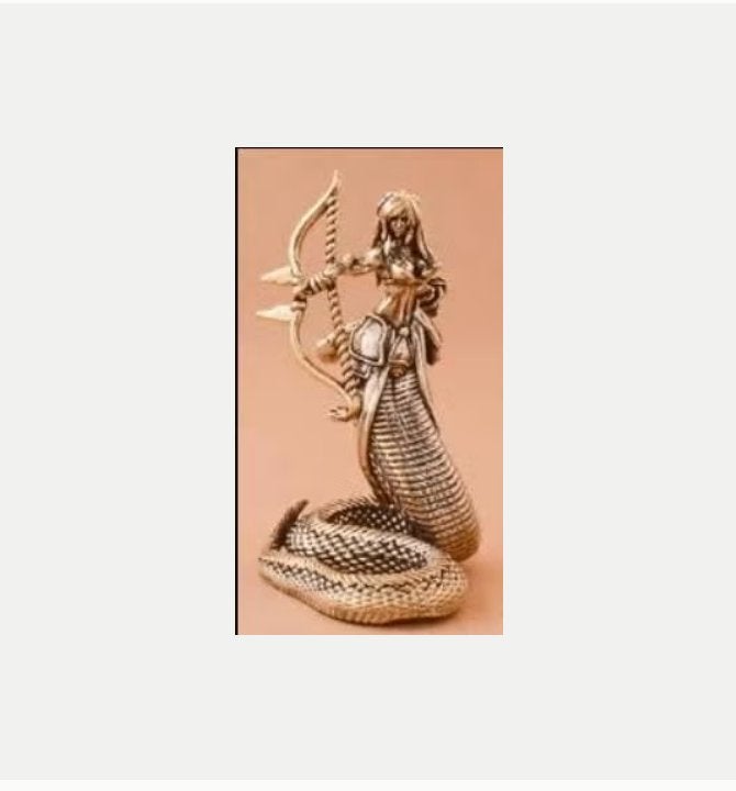 Prachtig messing beeldje Naga (5,5cm), Ophalen of Verzenden, Nieuw, Dier