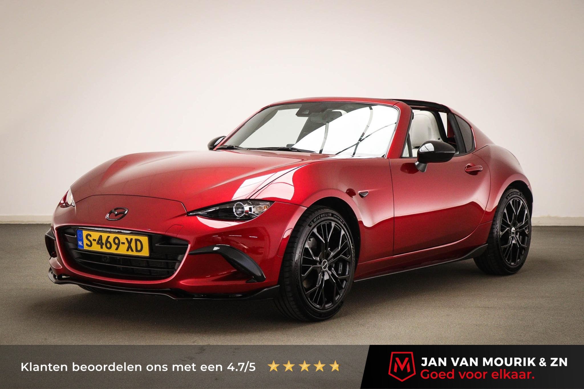 Mazda MX-5 RF 2.0 SkyActiv-G 184 Kizuna | SPORT PACK | LEDER, Auto's, Mazda, 1998 cc, Achterwielaandrijving, Gebruikt, 4 cilinders