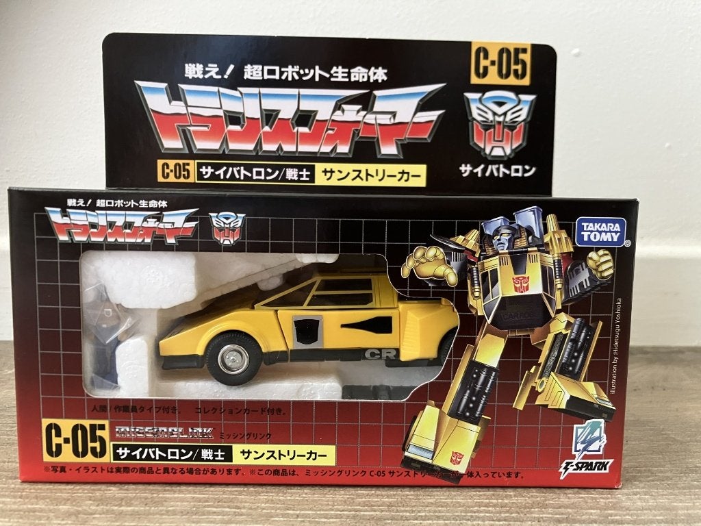 Transformers Missing Link C-05 Sunstreaker – Takara Tomy, G1, Ophalen of Verzenden, Nieuw, Autobots