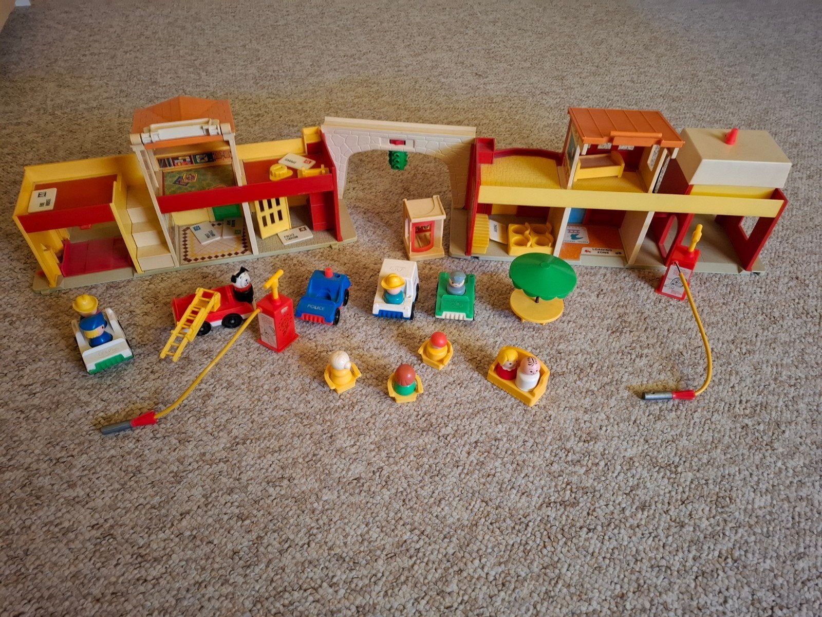 Playmobiel garage, Ophalen