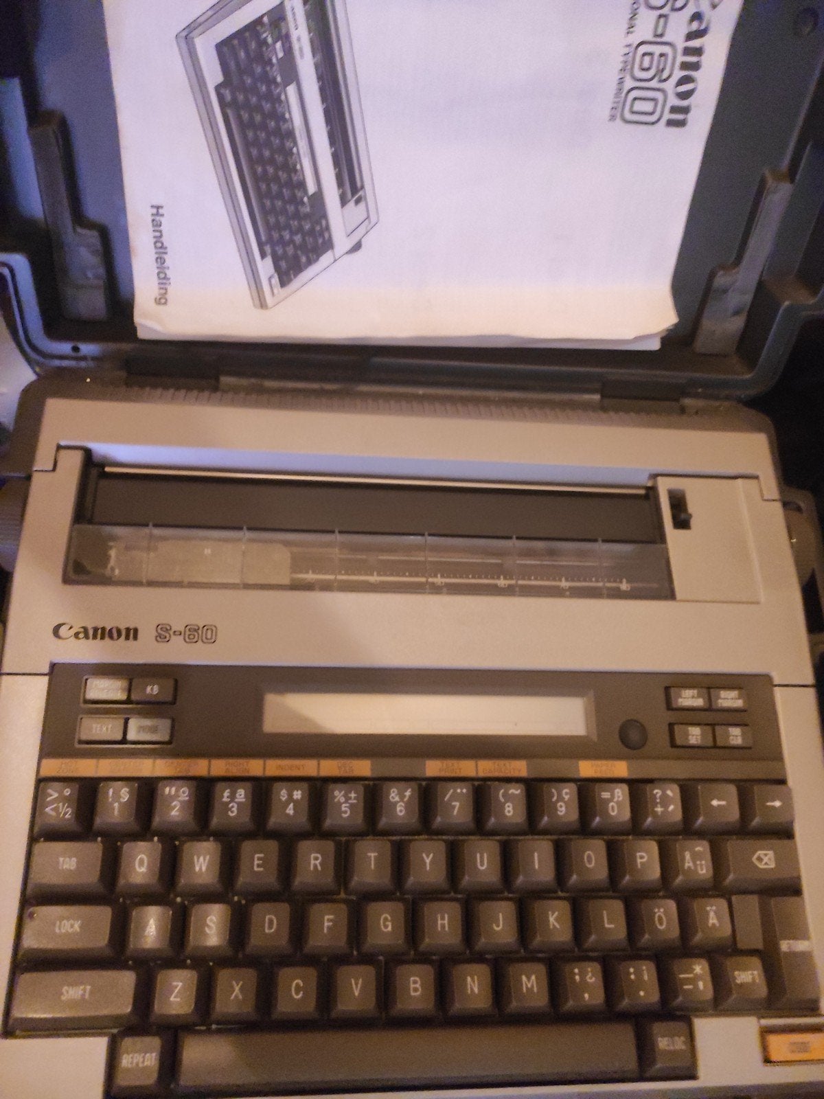 Canon S 60 personal typewriter, Diversen, Ophalen of Verzenden