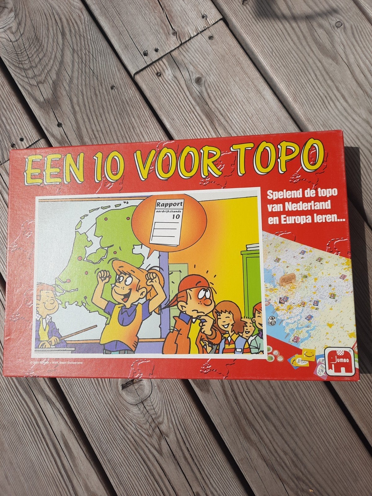 Een 10 voor Topo - Jumbo Topografie Spel € 7,50, Drie of vier spelers, Ophalen of Verzenden, Gebruikt, Jumbo