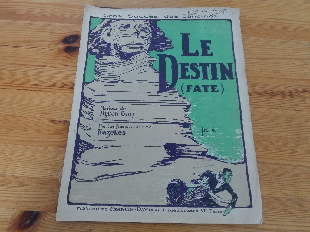 Le destin - byron gay, Muziek en Instrumenten, Bladmuziek, Piano, Gebruikt, Ophalen of Verzenden, Artiest of Componist