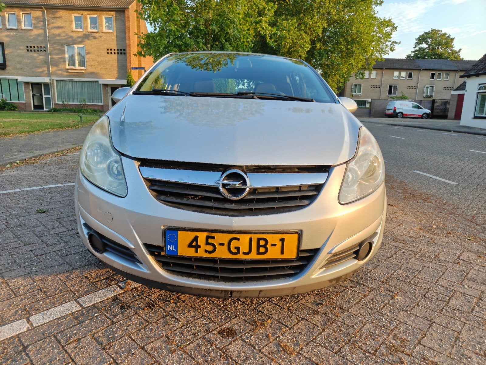Opel Corsa 1.2 16V 3D WR 2008  Grijs, Auto's, Opel, Particulier, Corsa, ABS, Airbags, Airconditioning, Centrale vergrendeling