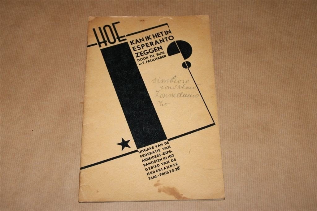 Hoe kan ik het in Esperanto zeggen? - Circa 1930, Ophalen of Verzenden, Gelezen, Europa
