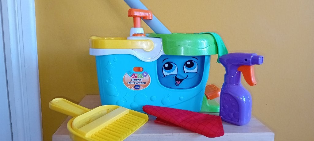 VTech Speelpret Schoonmaakset, Ophalen of Verzenden, Zo goed als nieuw