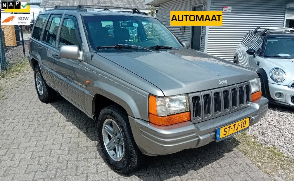 Jeep Grand Cherokee 4.0 I AUT 1998 Grijs TREKHAAK!! NWE APK!