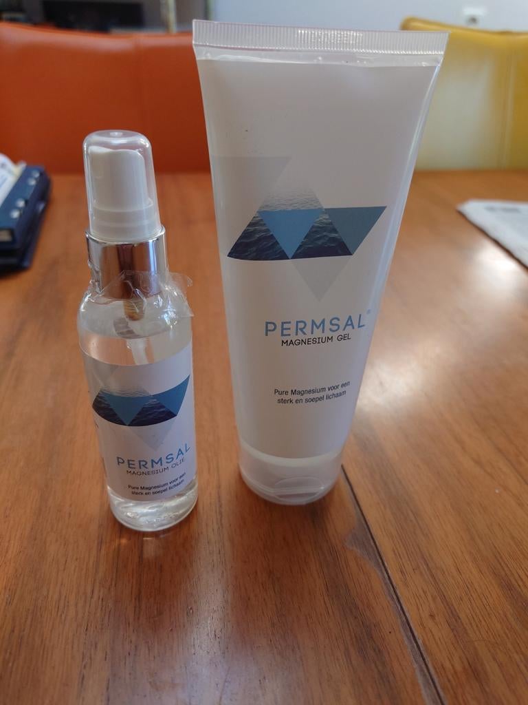 Magnesium gel en olie zechsal permsal €10 voor beide, Ophalen of Verzenden, Nieuw, Gehele gezicht