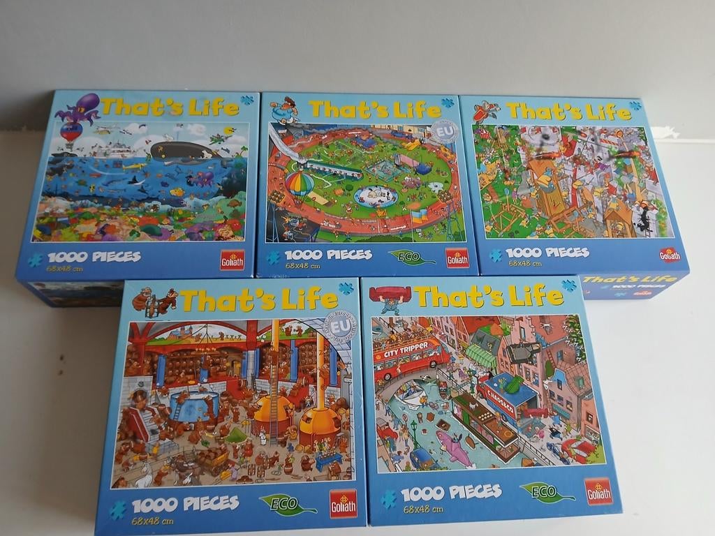 That's life puzzels, Ophalen of Verzenden, 500 t/m 1500 stukjes, Zo goed als nieuw, Legpuzzel