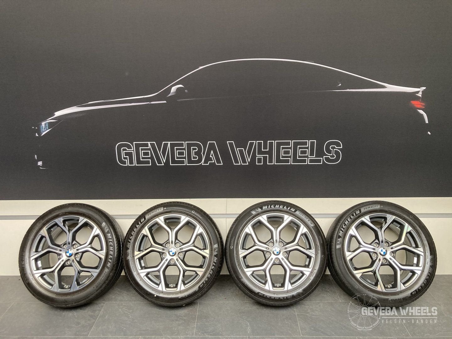 18” originele BMW X1 F48 / X2 F39 velgen + banden 579 5x112, 18 inch, Gebruikt, -, -