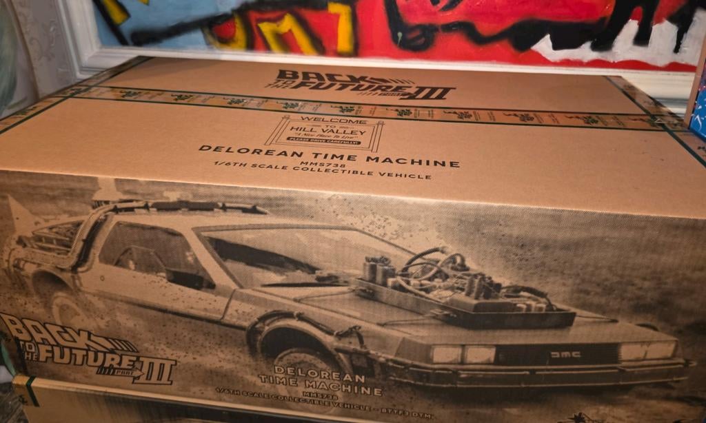 Hottoys back to the future 3, Ophalen of Verzenden, Nieuw