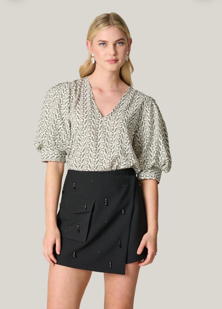 Zgan toffe top van Shoeby, Beige, Ophalen of Verzenden, Zo goed als nieuw, Korte mouw