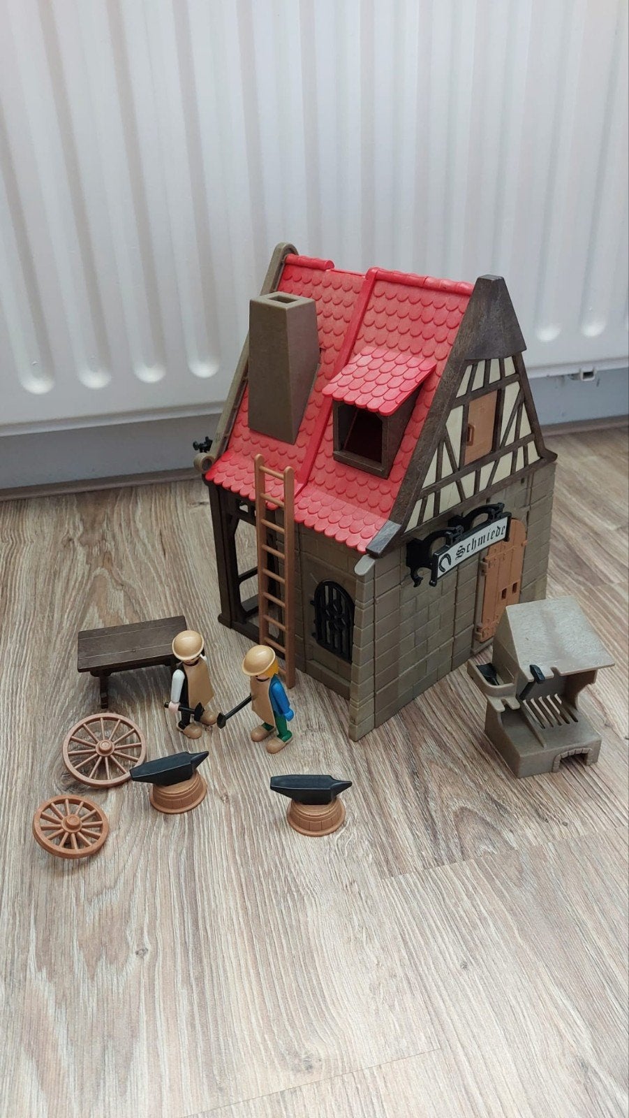 Playmobil Smidse met accessoires en figuren, Gebruikt, Gebouw, Complete set, Historisch