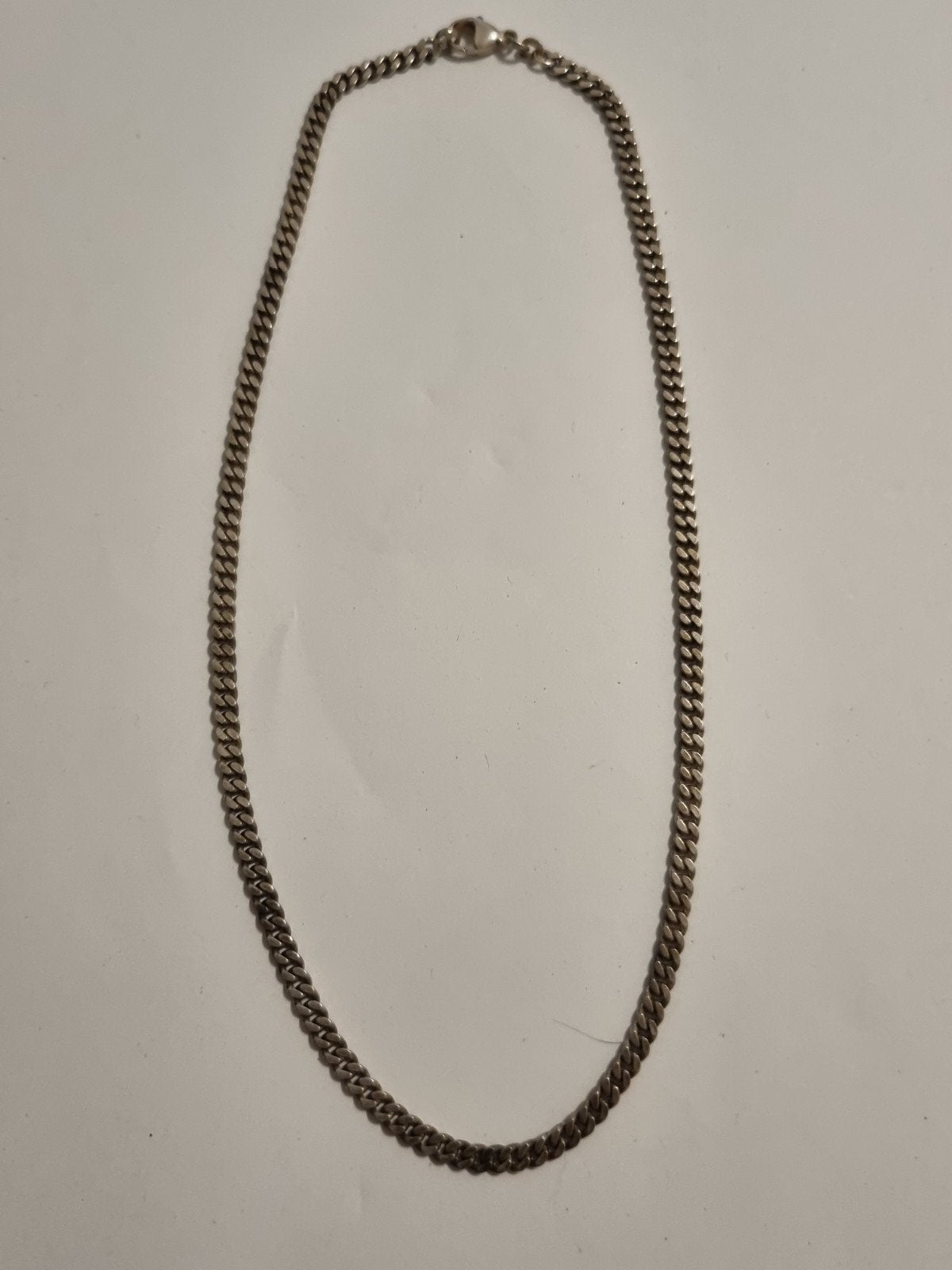 Zilveren 925 zware/brede ketting FBM, Verzenden, Gebruikt, Zilver, Overige merken