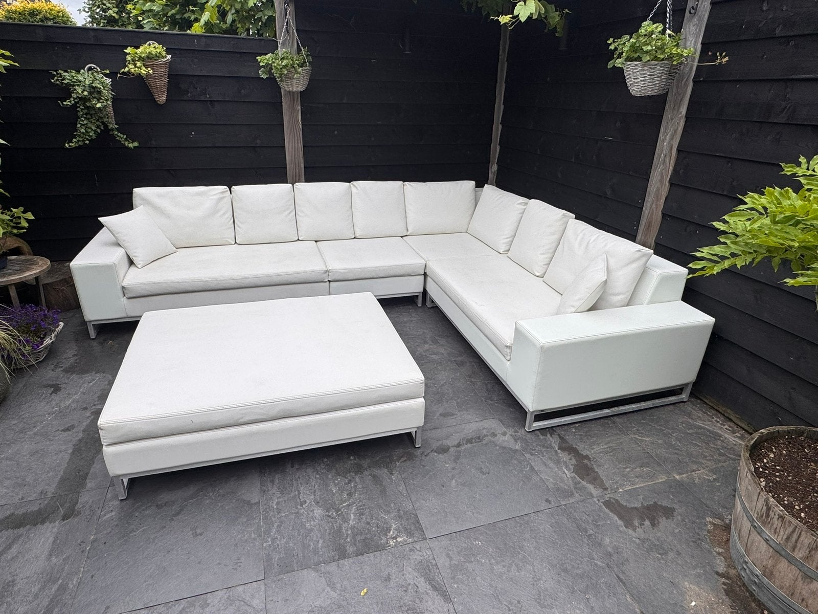 Manutti Zendo Loungeset, Ophalen, Zo goed als nieuw, Wicker, Hocker
