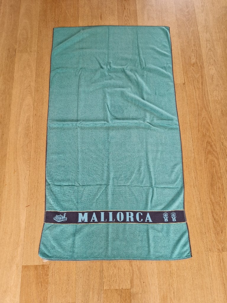 Strandlaken Mallorca kleur groen, Ophalen of Verzenden, Zo goed als nieuw, Groen, Badlaken