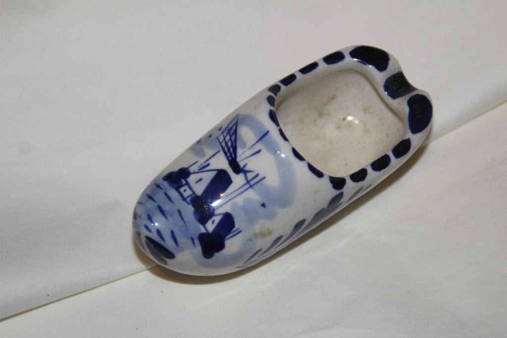 delfts blauw klompje(asbak), Ophalen of Verzenden, Gebruikt