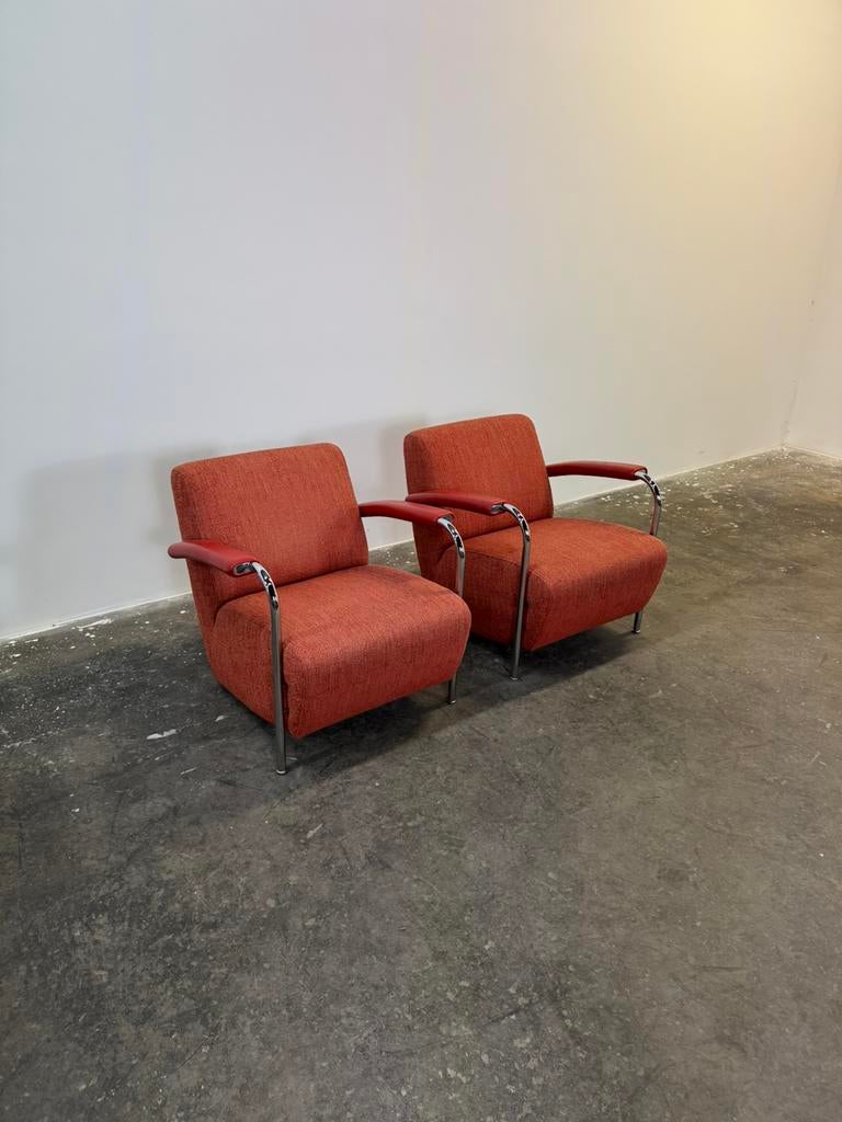 Leolux Scylla (1 van 2 over), Huis en Inrichting, Fauteuils, Ophalen, Zo goed als nieuw, 75 tot 100 cm, 50 tot 75 cm