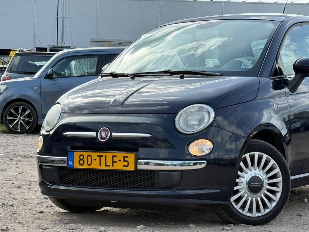 Fiat 500 1.2 Lounge/ PANORAMADAK, Auto's, Euro 5, Gebruikt, 1242 cc, 4 cilinders