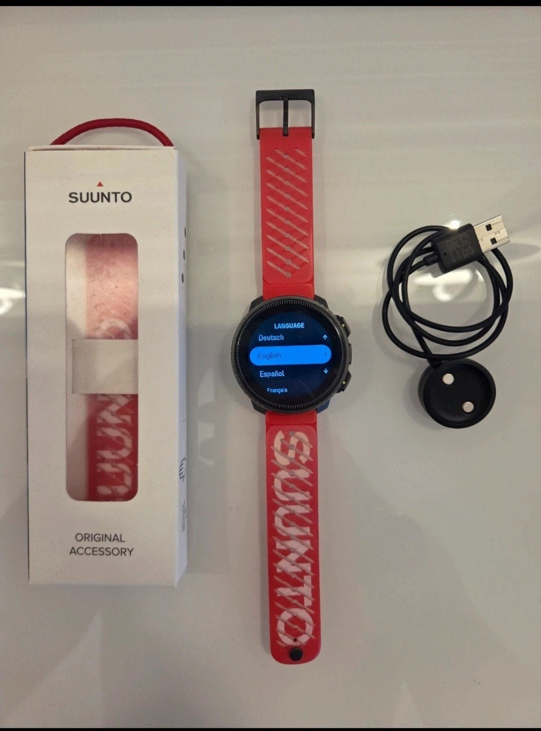 Suunto Vertical Titanium Solar sporthorloge, Hoogte, Zwart, Ophalen of Verzenden, Zo goed als nieuw