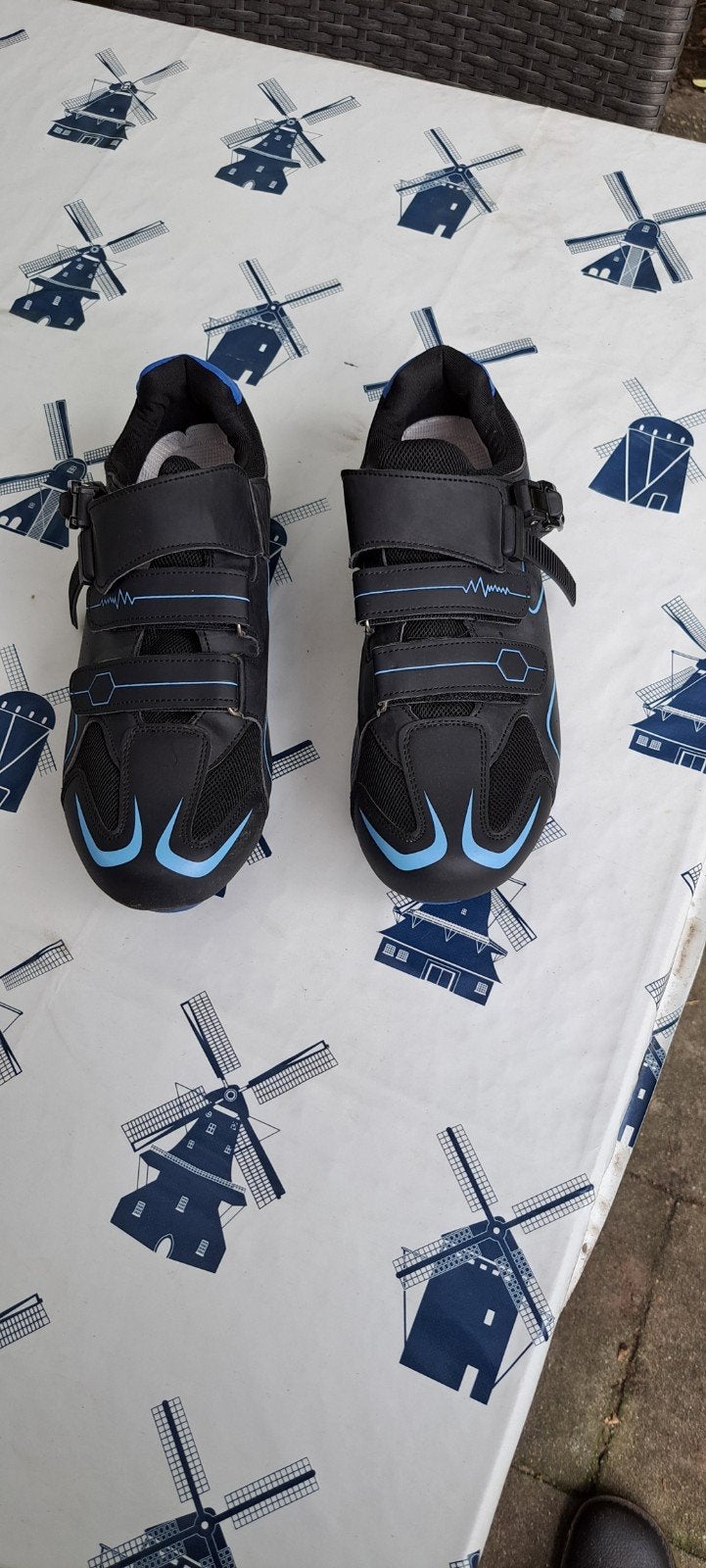 Fietsschoenen maat 47 - Zwart/Blauw, Ophalen, Nieuw, Kleding