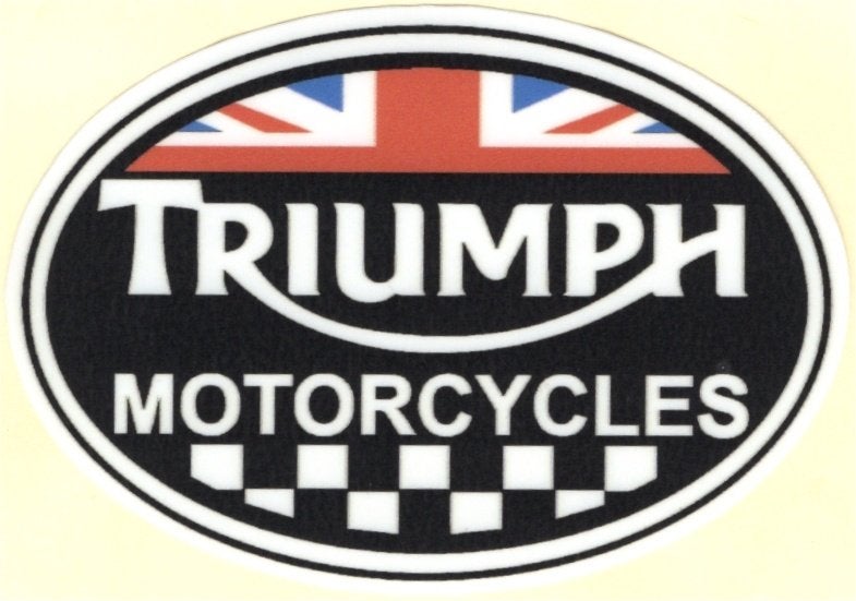 Triumph Motorcycles sticker #16, Motoren, Accessoires | Stickers, Verzenden
