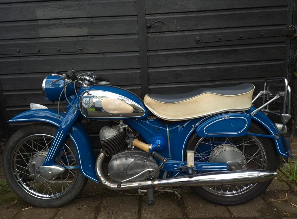 NSU Super Lux 200cc 1956 met Kenteken, Motoren