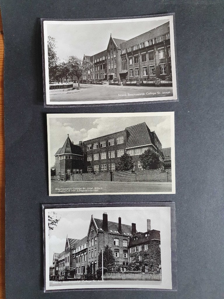 ansicht collectie SITTARD Bisschoppelijk College (3x), Ophalen of Verzenden, Voor 1920, Limburg