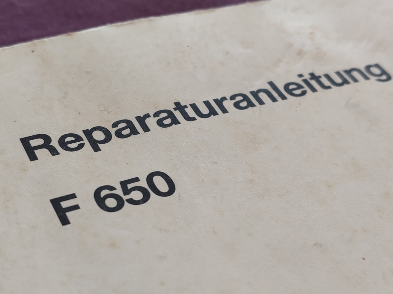 BMW F 650 Reparaturanleitung - Origineel Werkplaatshandboek, Motoren, Ophalen, BMW