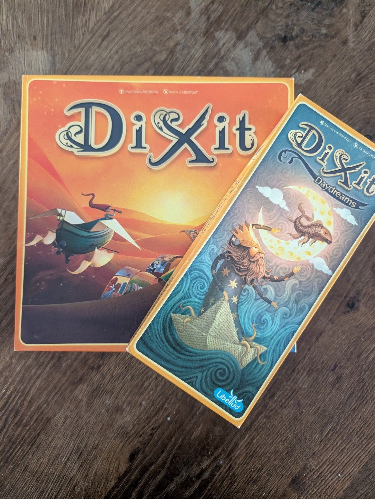 DIXIT + daydreams uitbereiding z.g.n, Ophalen, Zo goed als nieuw